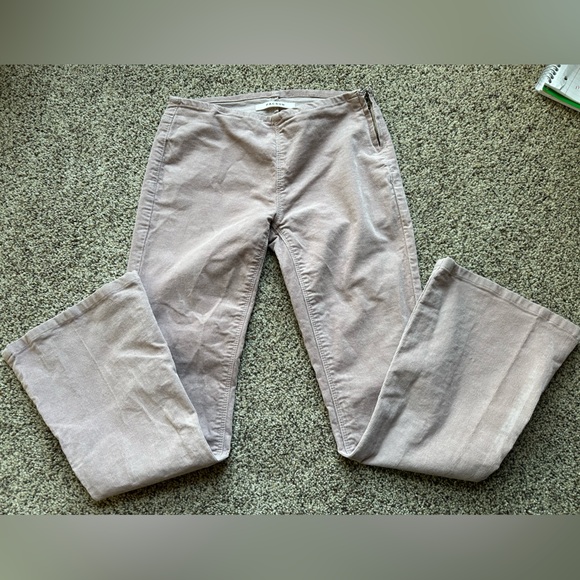 Pacsun Women's Mauve Corduroy Pants Low Rise Flare Leg Pink Retro Y2K soft - Picture 2 of 11